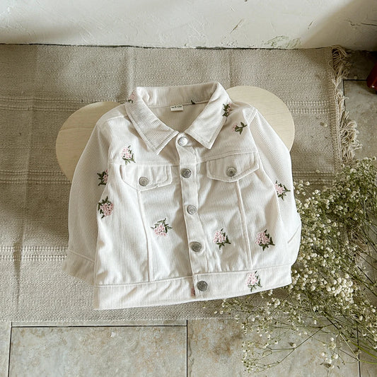Baby Girl Flower Embroidery Jacket