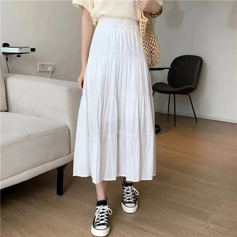 Vintage Patchwork A-Line Skirt