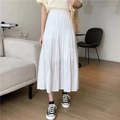 Vintage Patchwork A-Line Skirt