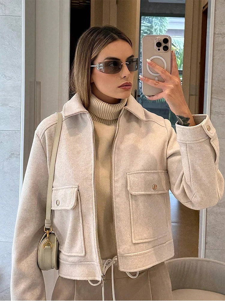 Winter Zipper Pocket Jacket