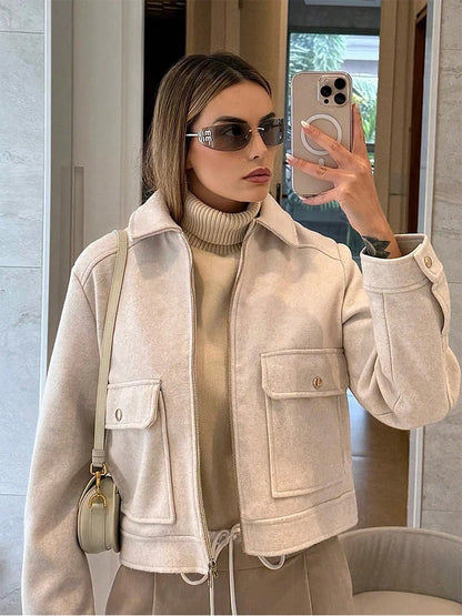 Winter Zipper Pocket Jacket