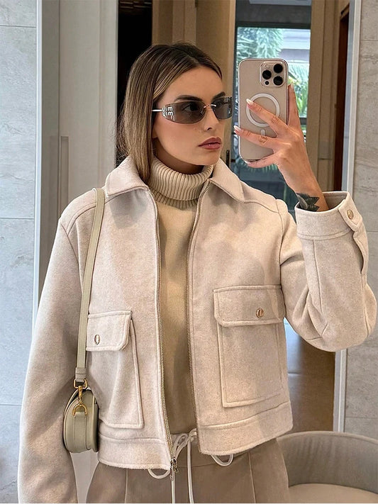Winter Zipper Pocket Jacket