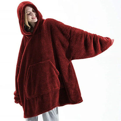 Double-Faced Fleece Hoodie