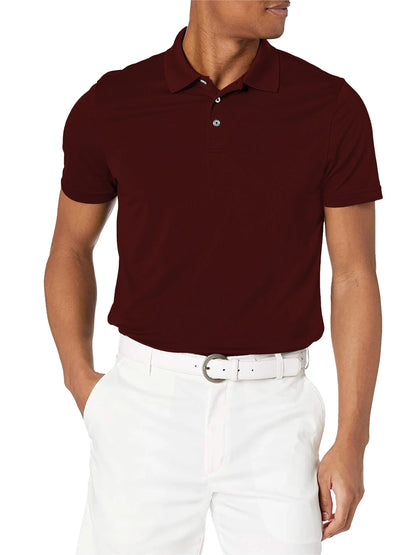 Short Sleeve Polo Buttons
