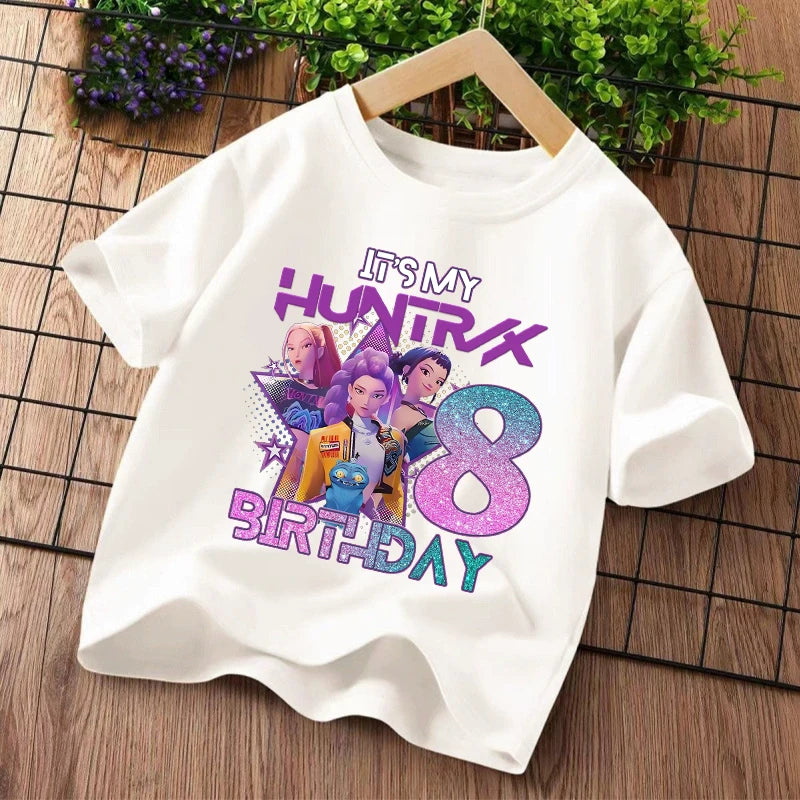 Girls Kawaii Print T-Shirt