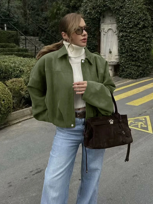 Drop Shoulder Cargo Jacket