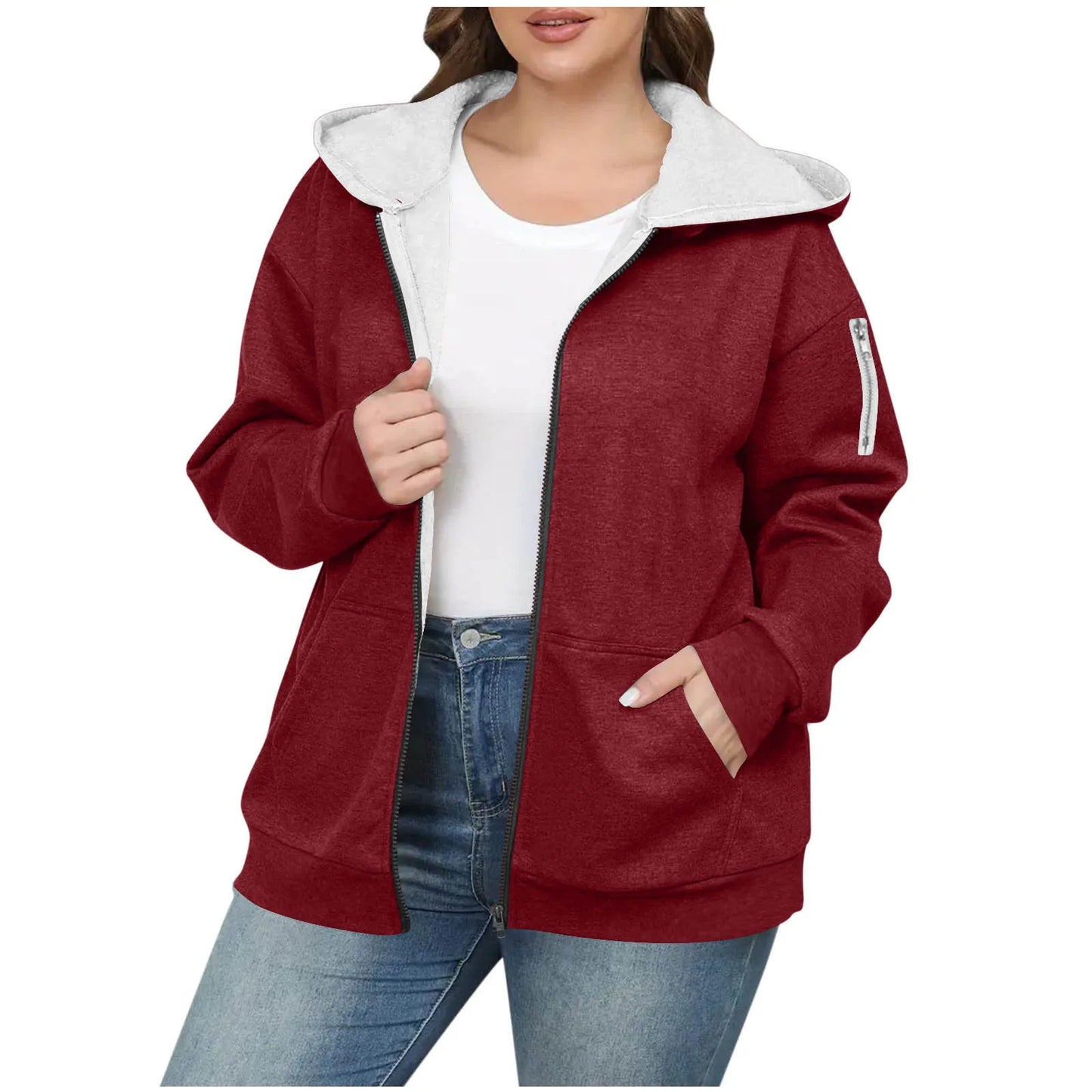 Basic Solid Color Hoodie