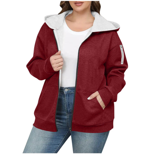 Basic Solid Color Hoodie