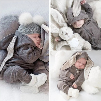 Baby Rabbit Ear Long Sleeve Romper
