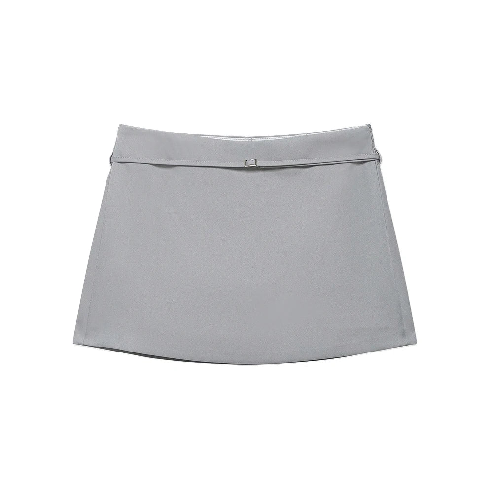 Solid Color Skort Belt