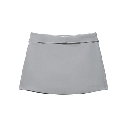 Solid Color Skort Belt