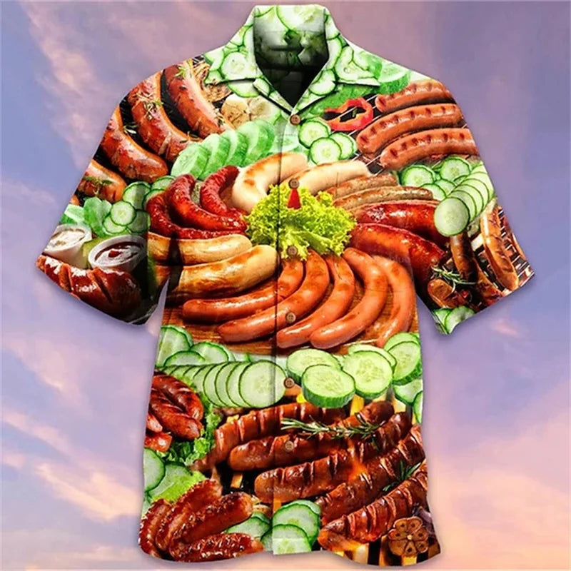Guitar Beer Pattern Hawaiian