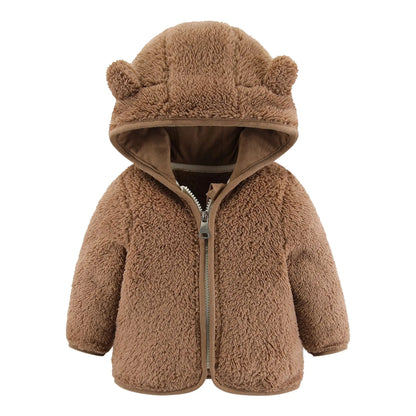 Baby Bear Ears Fleece Jacket