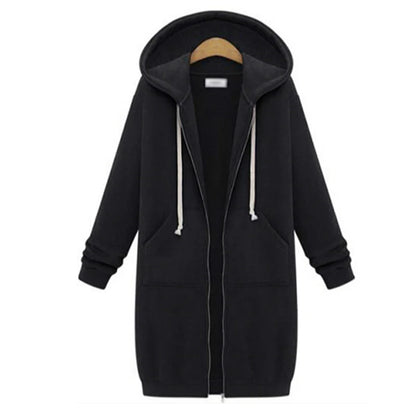 Autumn Winter Thick Hoodie Parka