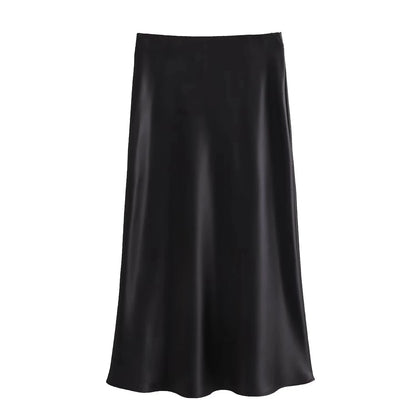 Kondala Vintage Satin Skirts