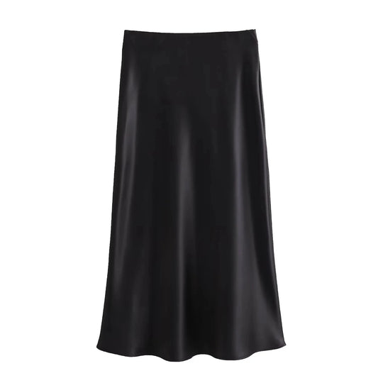 Kondala Vintage Satin Skirts
