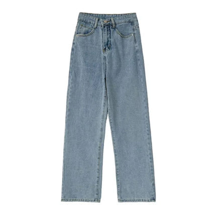 Vintage Straight Leg Denim Trousers