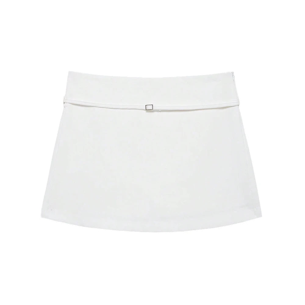 Solid Color Skort Belt