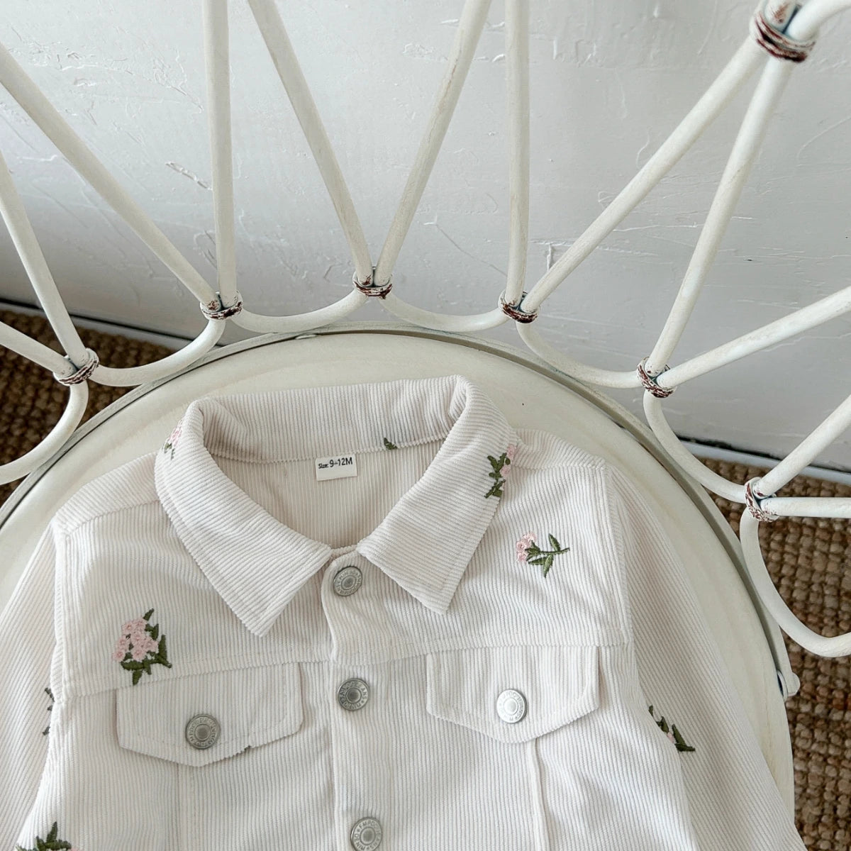 Baby Girl Flower Embroidery Jacket