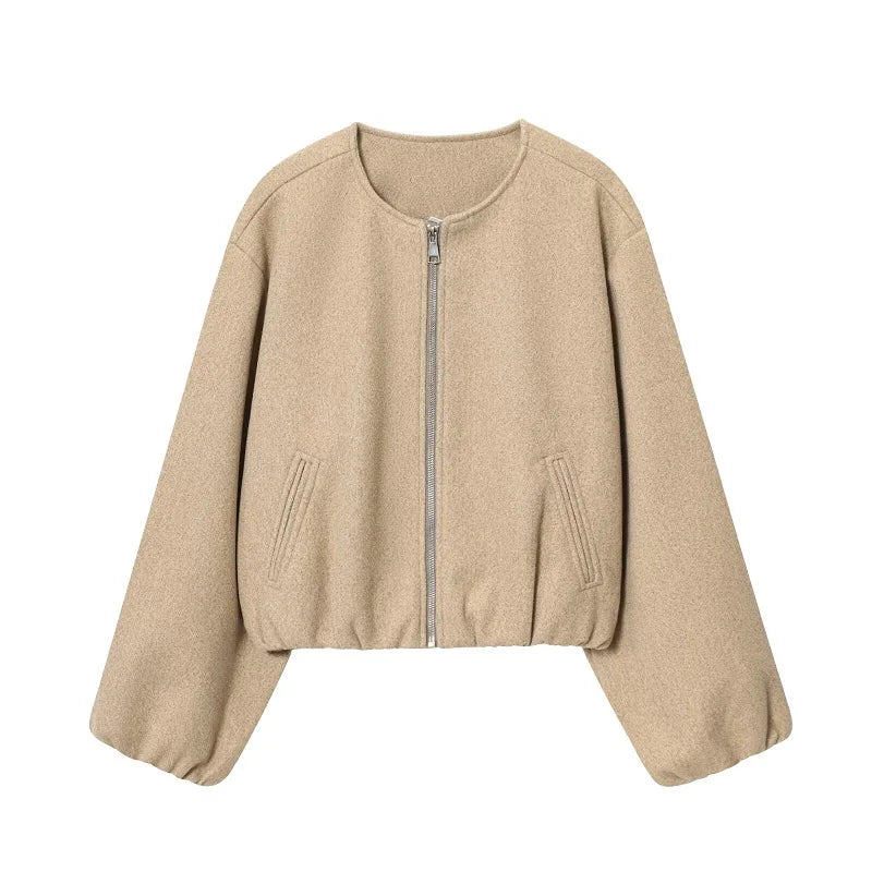 Mujer Black Bomber Jackets