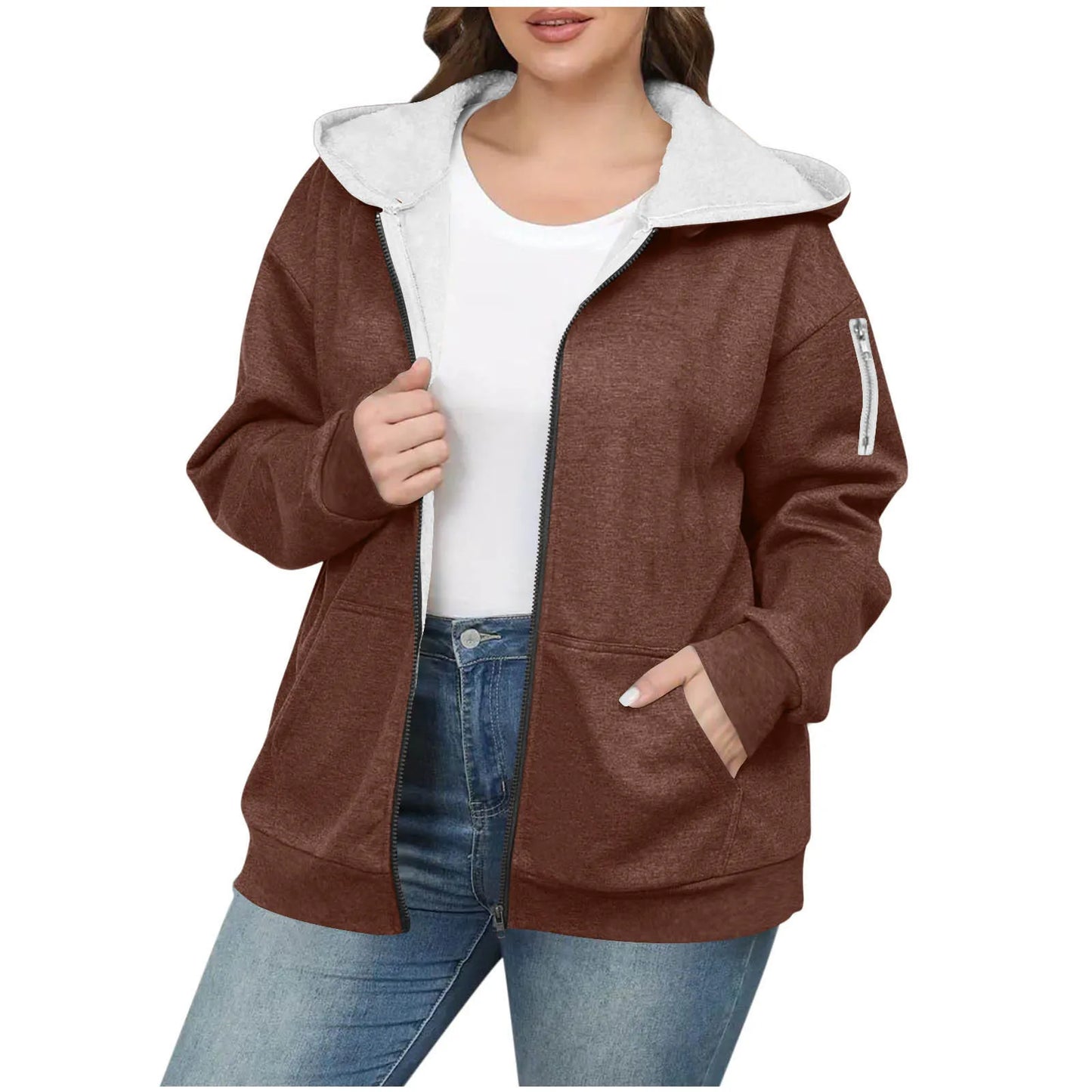 Basic Solid Color Hoodie