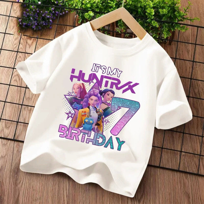 Girls Kawaii Print T-Shirt