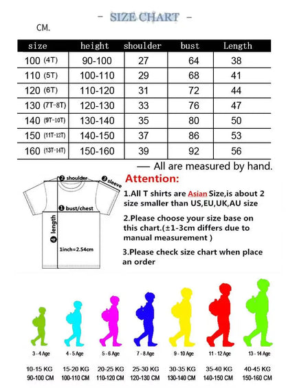 Girls Kawaii Print T-Shirt