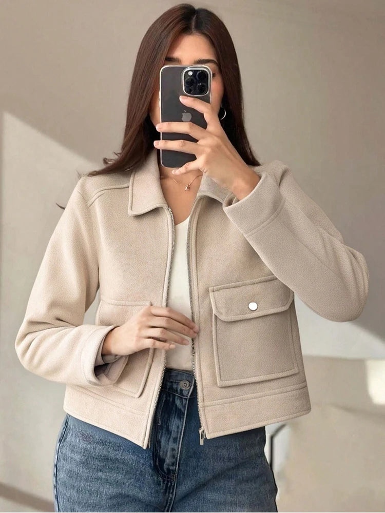 Winter Zipper Pocket Jacket
