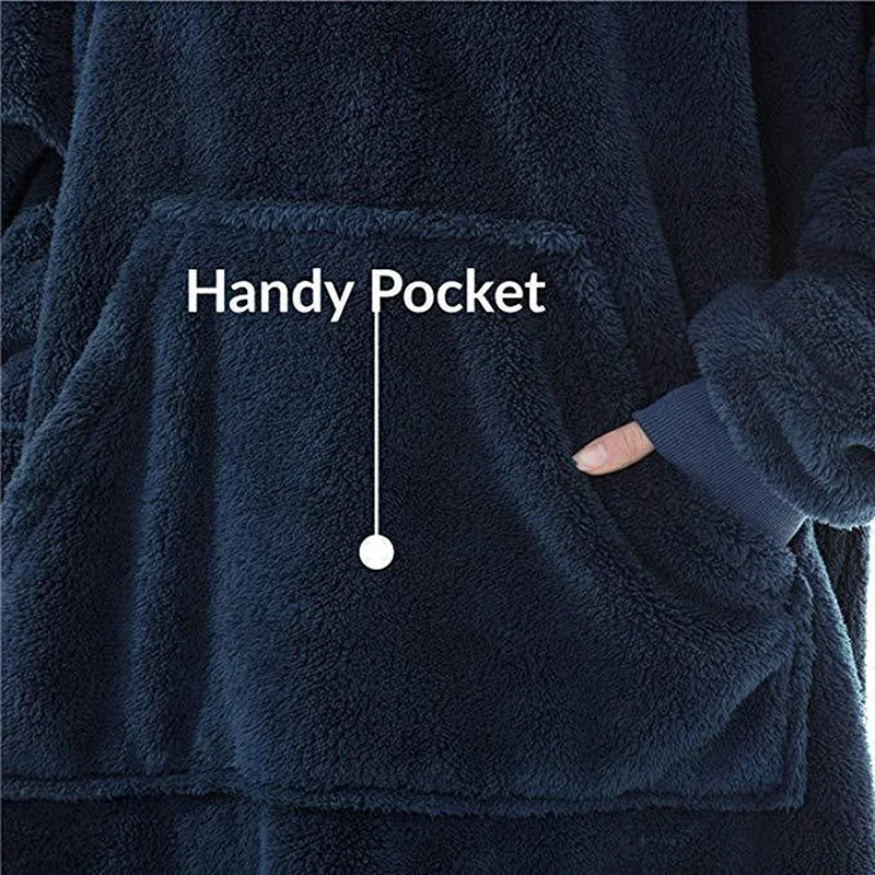 Double-Faced Fleece Hoodie