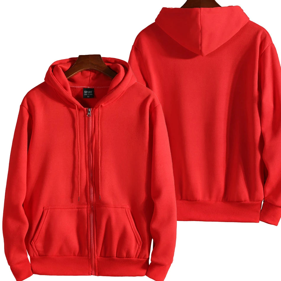 Fashion Zipper Hoodies Women/Men