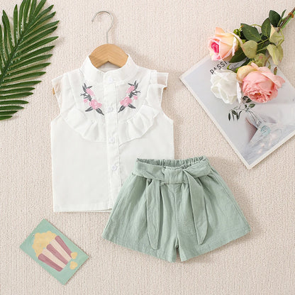 Baby Girl Flower Embroidery Set