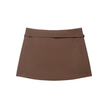 Solid Color Skort Belt