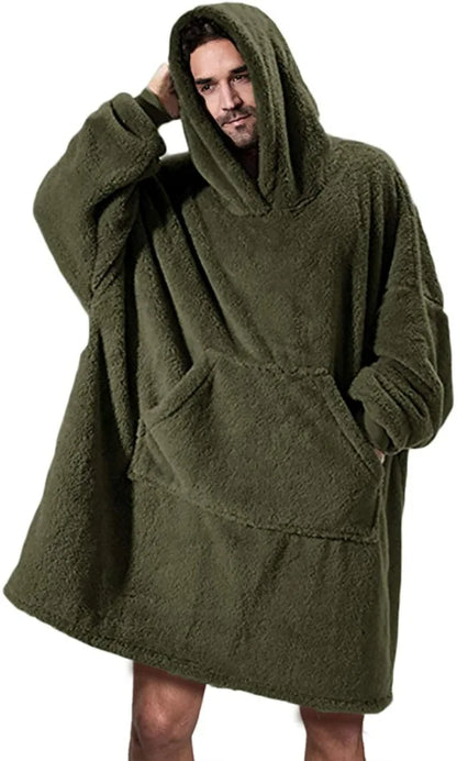 Double-Faced Fleece Hoodie