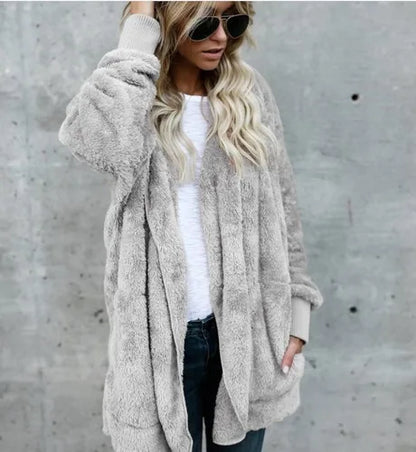 Double Fleece Hooded Jacket