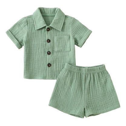 Baby Solid Two-Piece Set