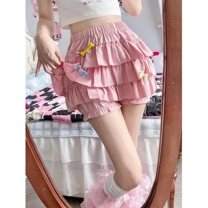 Y2K Ruffles Mini Skirt