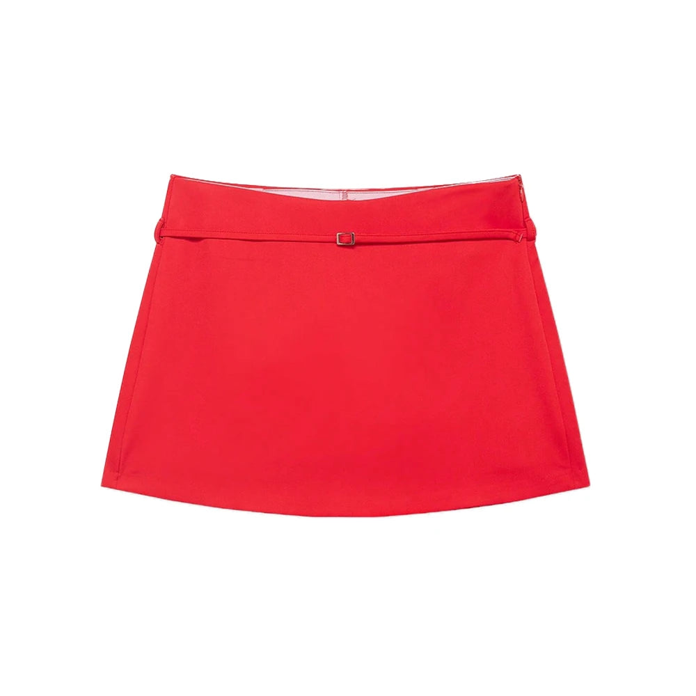 Solid Color Skort Belt