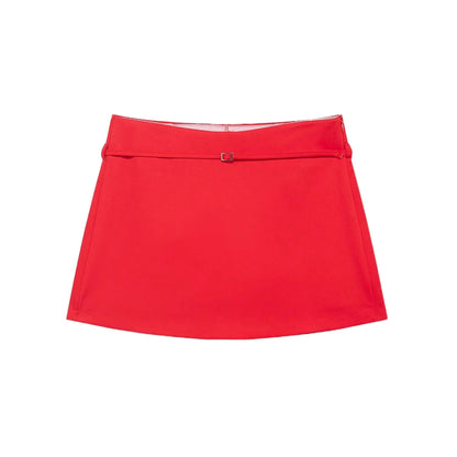 Solid Color Skort Belt