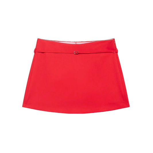 Solid Color Skort Belt