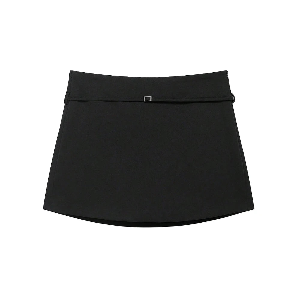 Solid Color Skort Belt