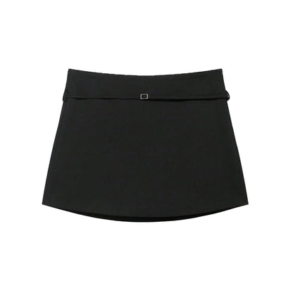 Solid Color Skort Belt