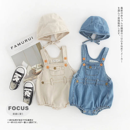 Baby Denim Sling Romper