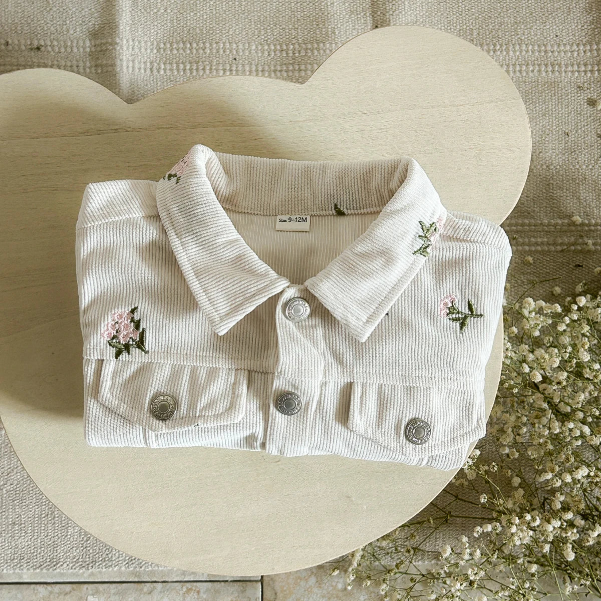Baby Girl Flower Embroidery Jacket