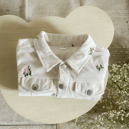 Baby Girl Flower Embroidery Jacket