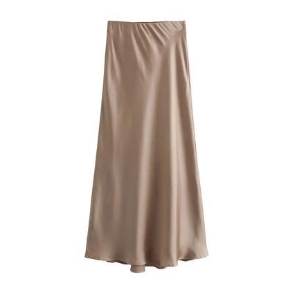 Kondala Vintage Satin Skirts
