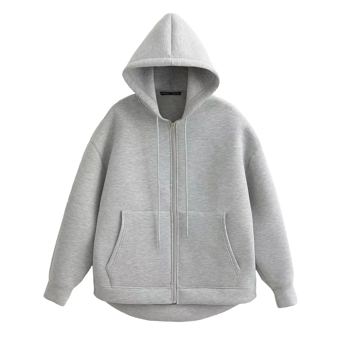 Casual Hooded Zipper Hoodie