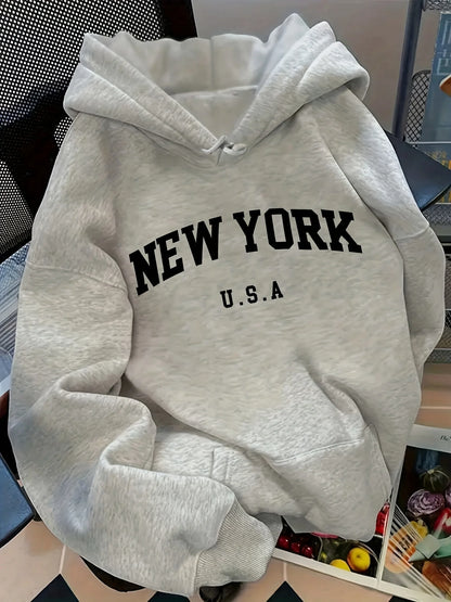 Relaxed Fit New York Hoodie