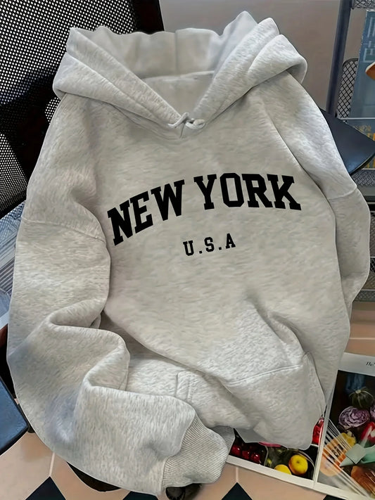 Relaxed Fit New York Hoodie