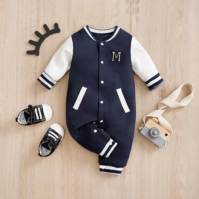 Baby Baseball Footie Pajamas
