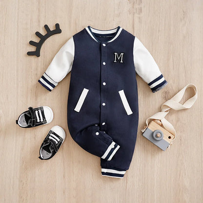 Baby Baseball Footie Pajamas